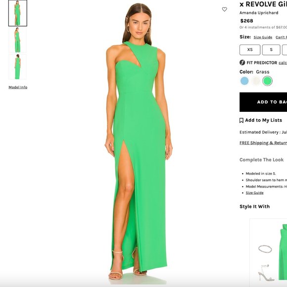 Amanda Uprichard Dresses & Skirts - Amanda Uprichard x REVOLVE Gilda Gown Grass